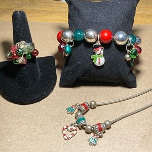 4/$10 Vintage Costume Christmas Jewelry Lot